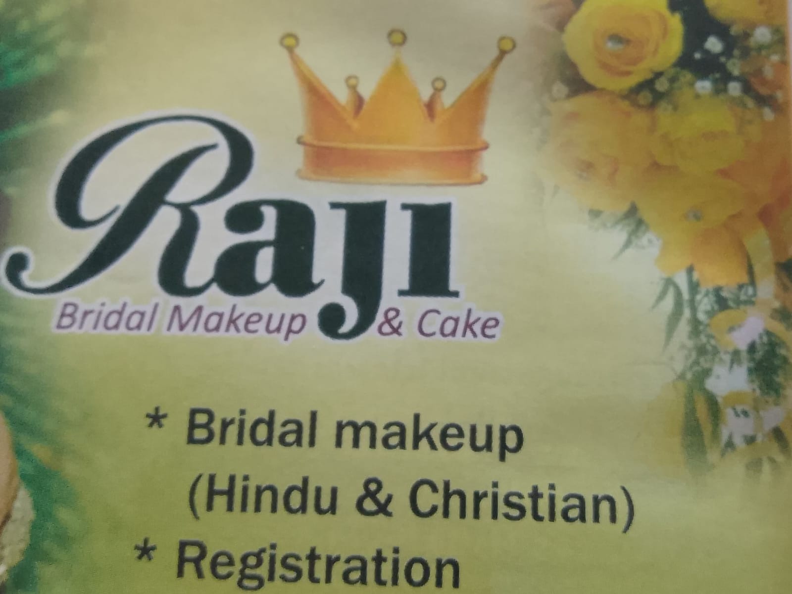 Raji bridal makeup &amp; cake